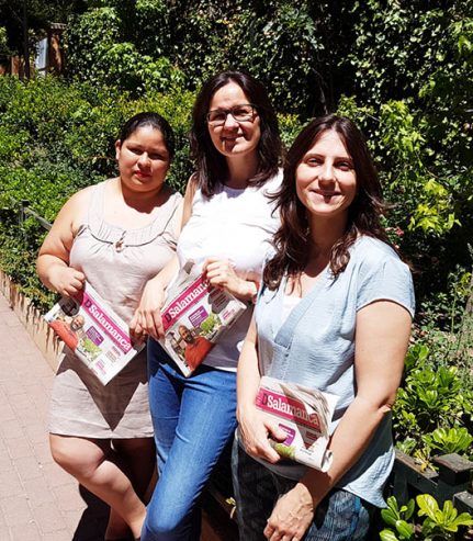 Vanesa, Nadia y Erika conforman la junta directiva de la AMPA del CEIP Amador de los Ríos, y son nuestras 