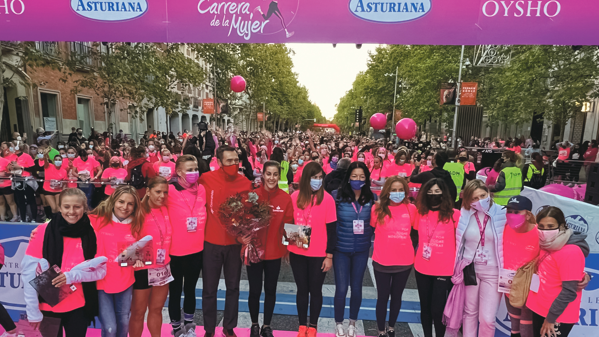 La ‘marea rosa’ que pasó por el Distrito